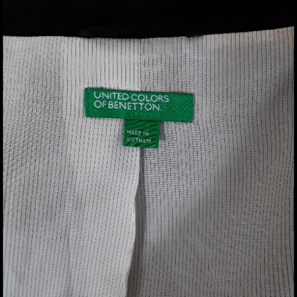 United Colors Of Benetton black pinstripe suit - Picture 5 of 11